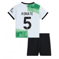 Camisa de time de futebol Liverpool Ibrahima Konate #5 Replicas 2º Equipamento Infantil 2023-24 Manga Curta (+ Calças curtas)